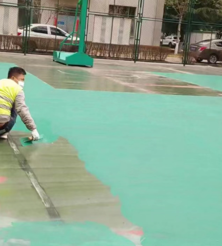 潜江球场地面翻新